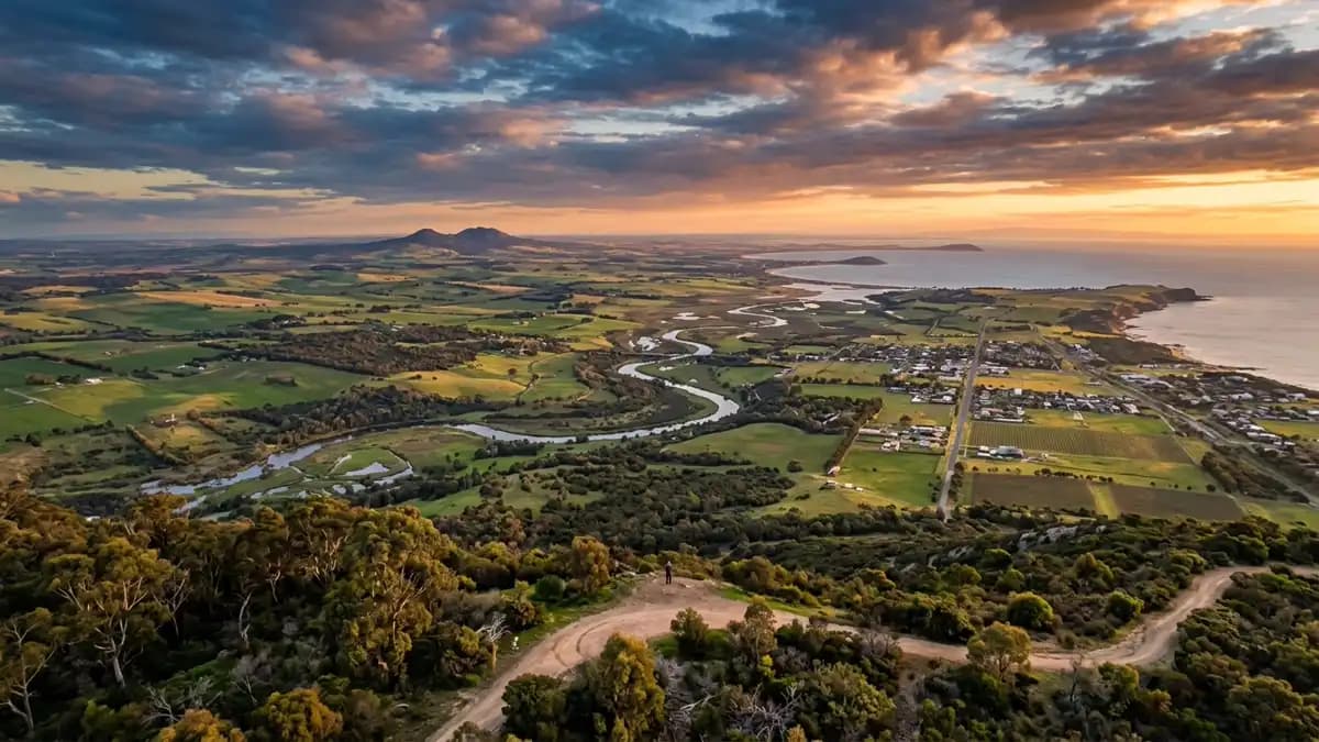 Scenic views of the region surrounding Werribee