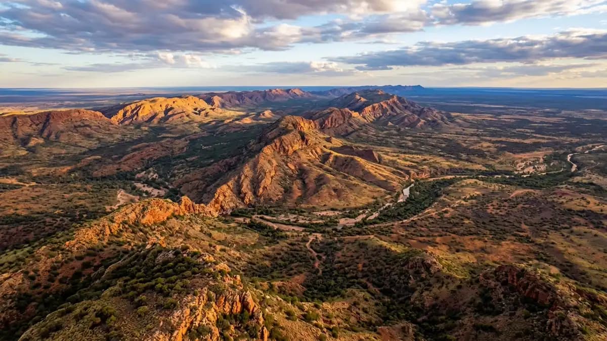 Scenic views of the region surrounding West Macdonnell