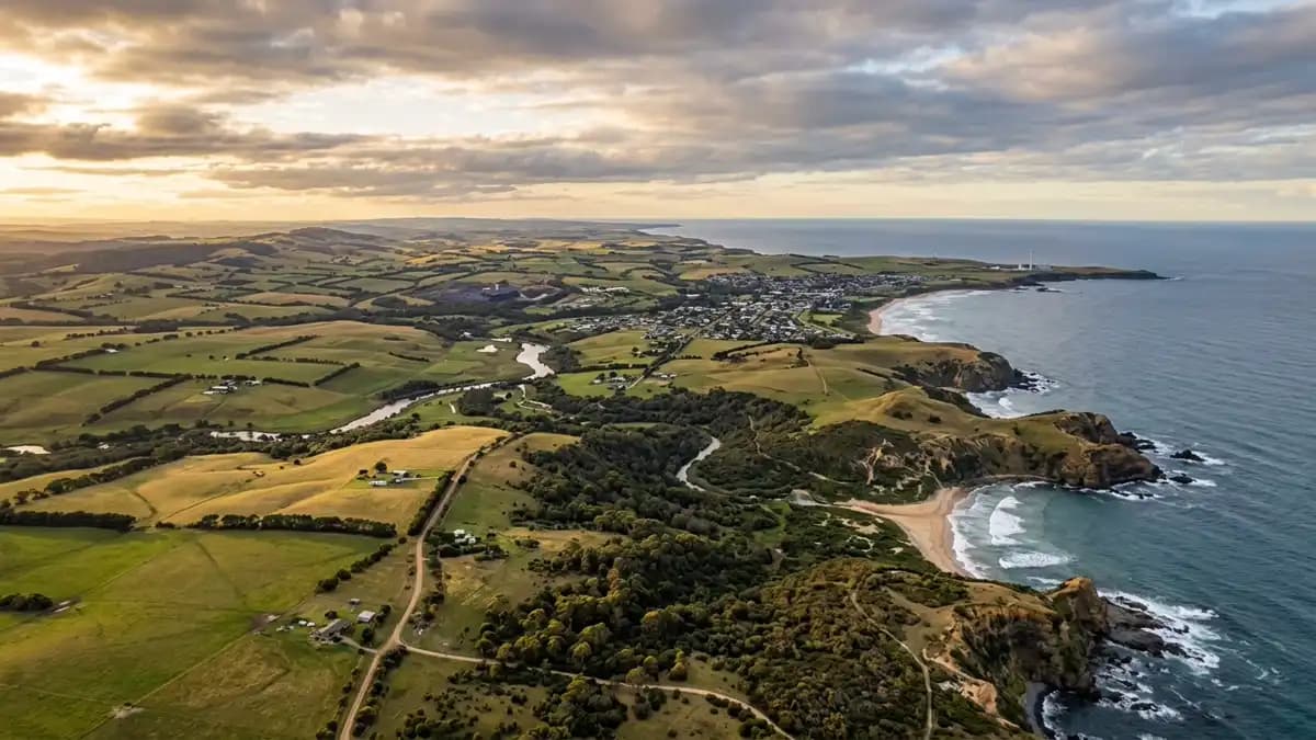 Scenic views of the region surrounding Wonthaggi