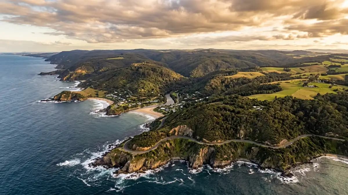 Scenic views of the region surrounding Wye River