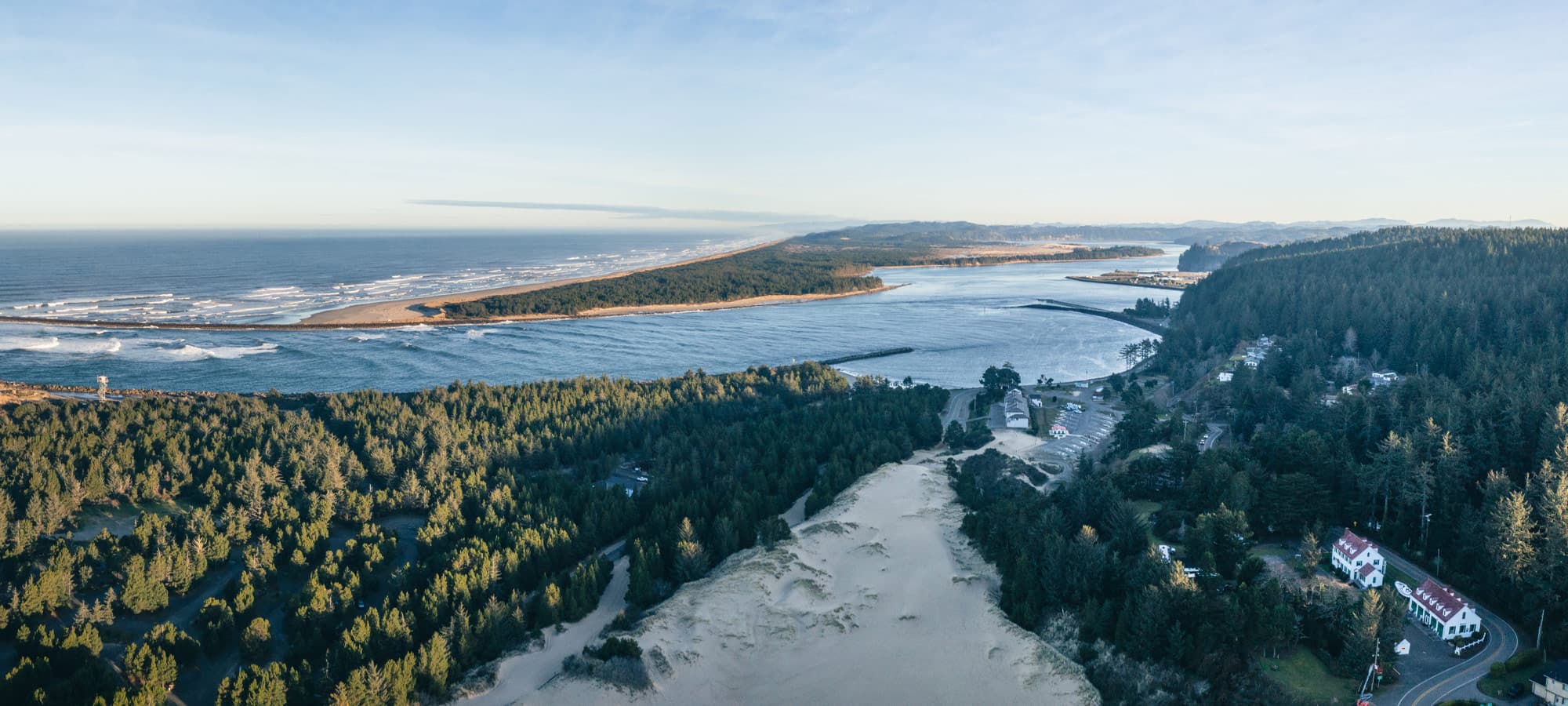 Public restroom facilities in Winchester Bay, Oregon
