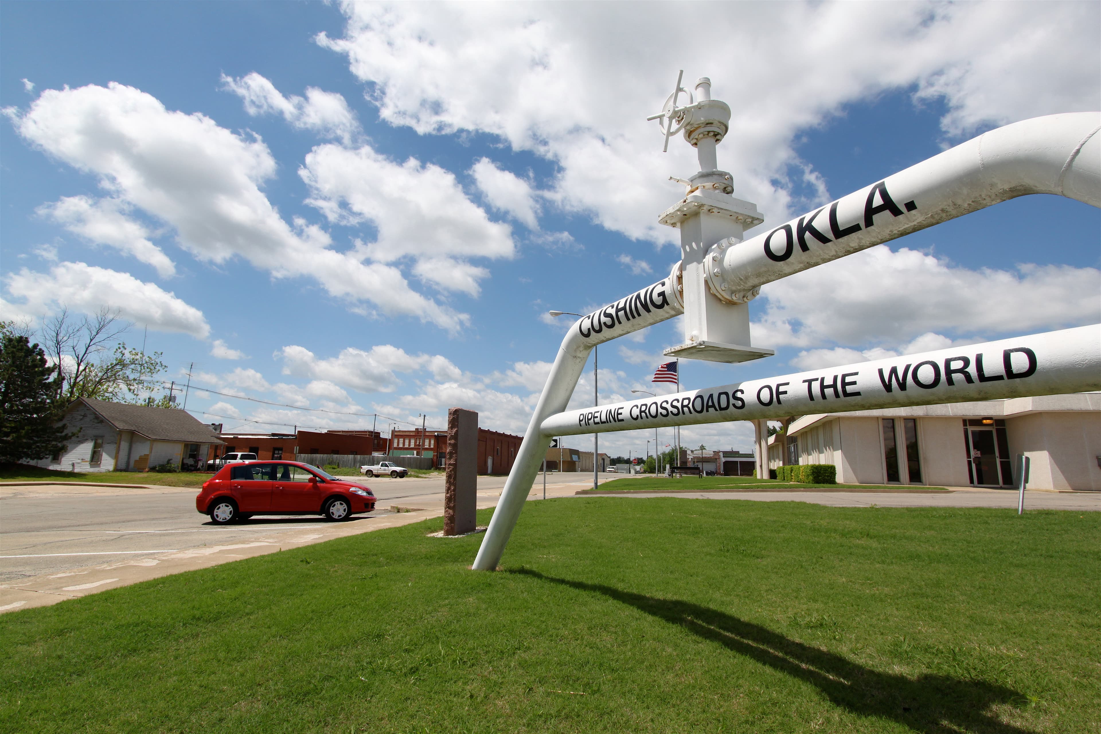 Public restroom facilities in Cushing, Oklahoma