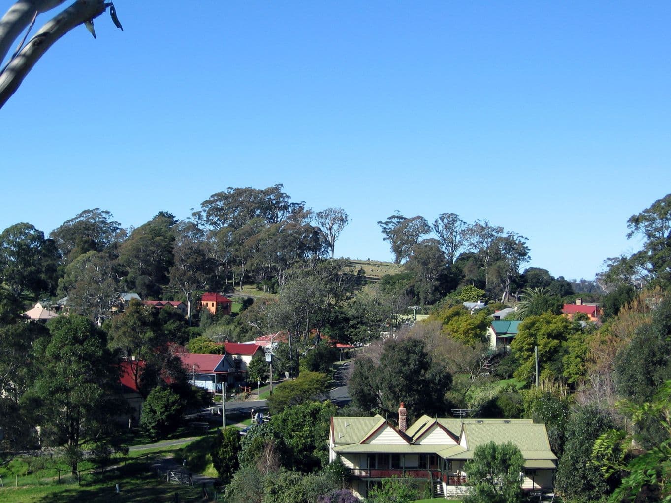 Public toilet facilities in Central Tilba, NSW