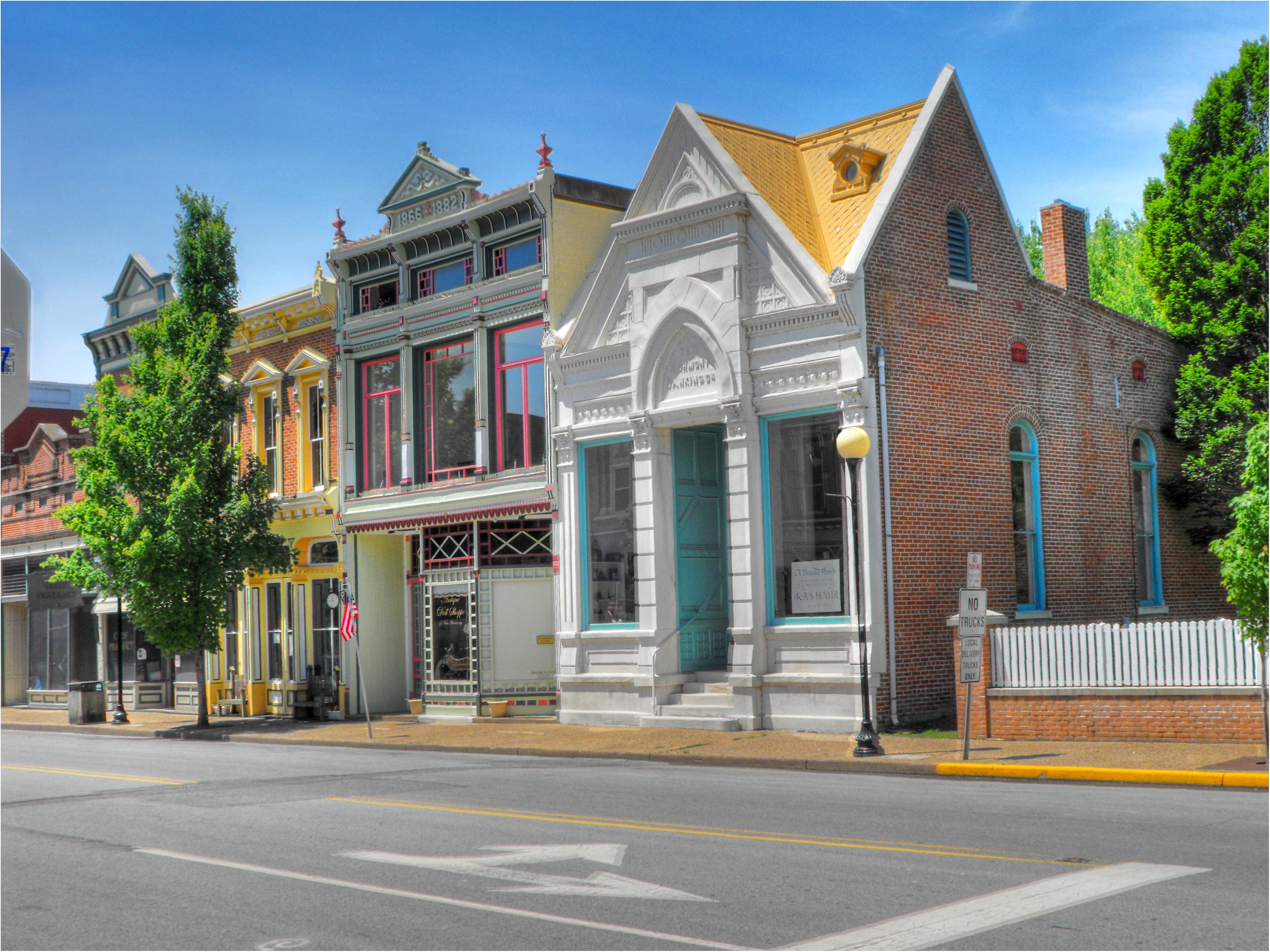 Public restroom facilities in New Harmony, Indiana