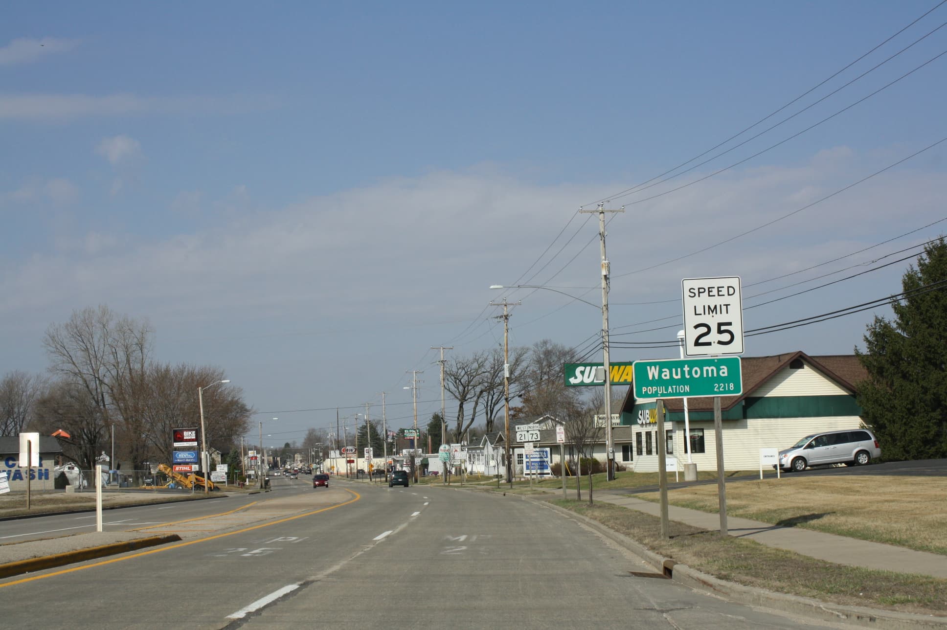 Public restroom facilities in Wautoma, Wisconsin