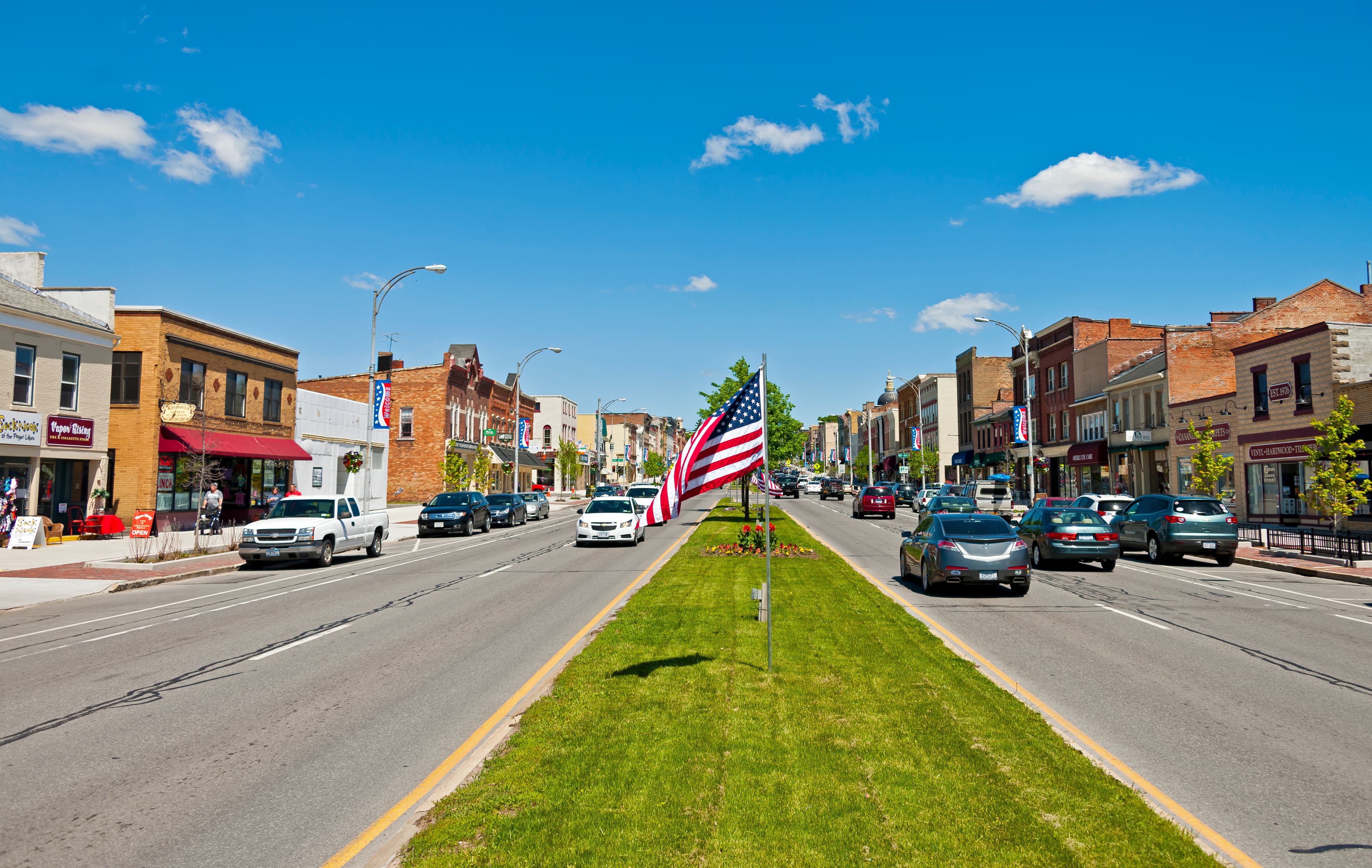 Public restroom facilities in City of Canandaigua, New York