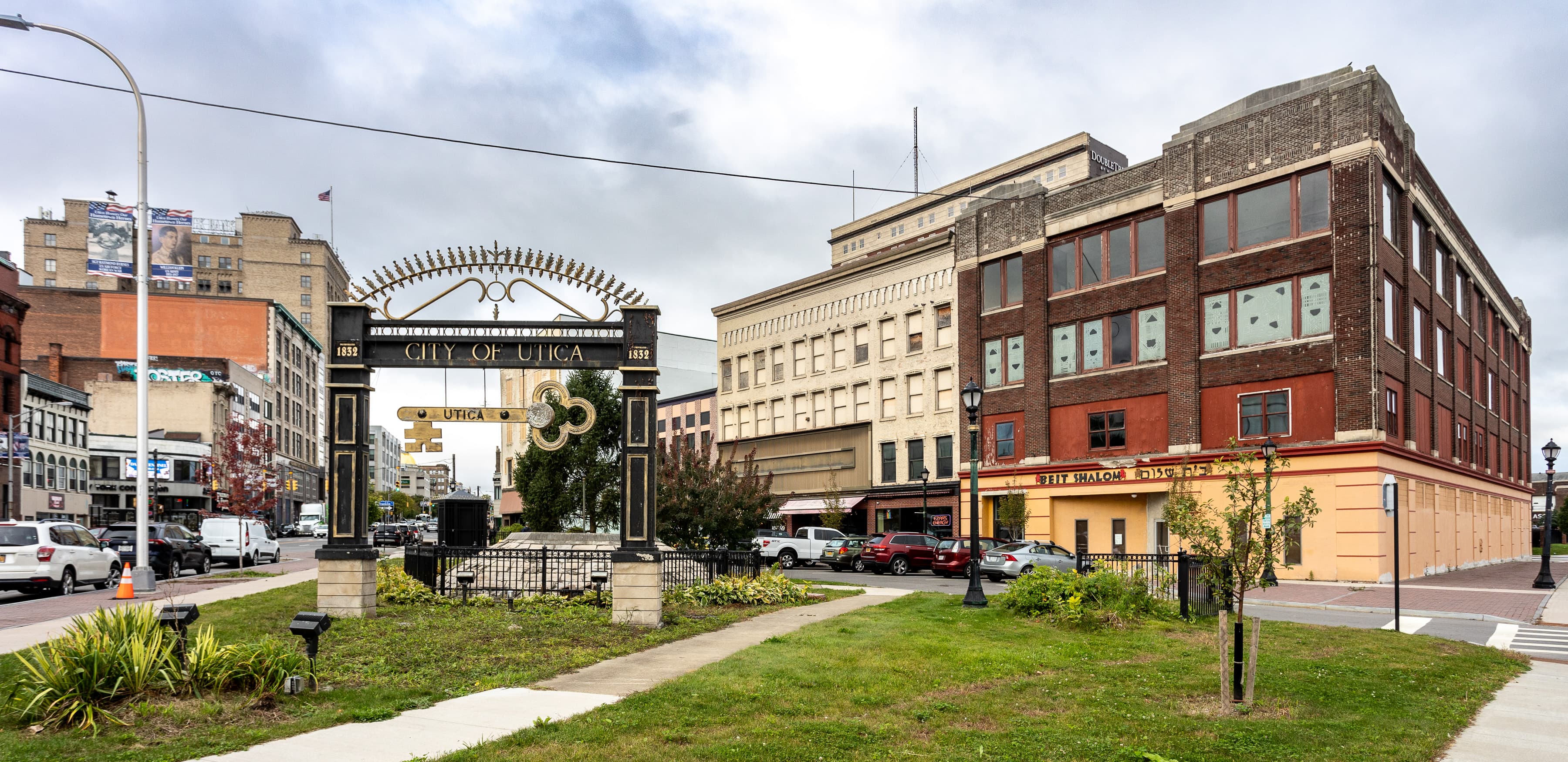 Public restroom facilities in City of Utica, New York