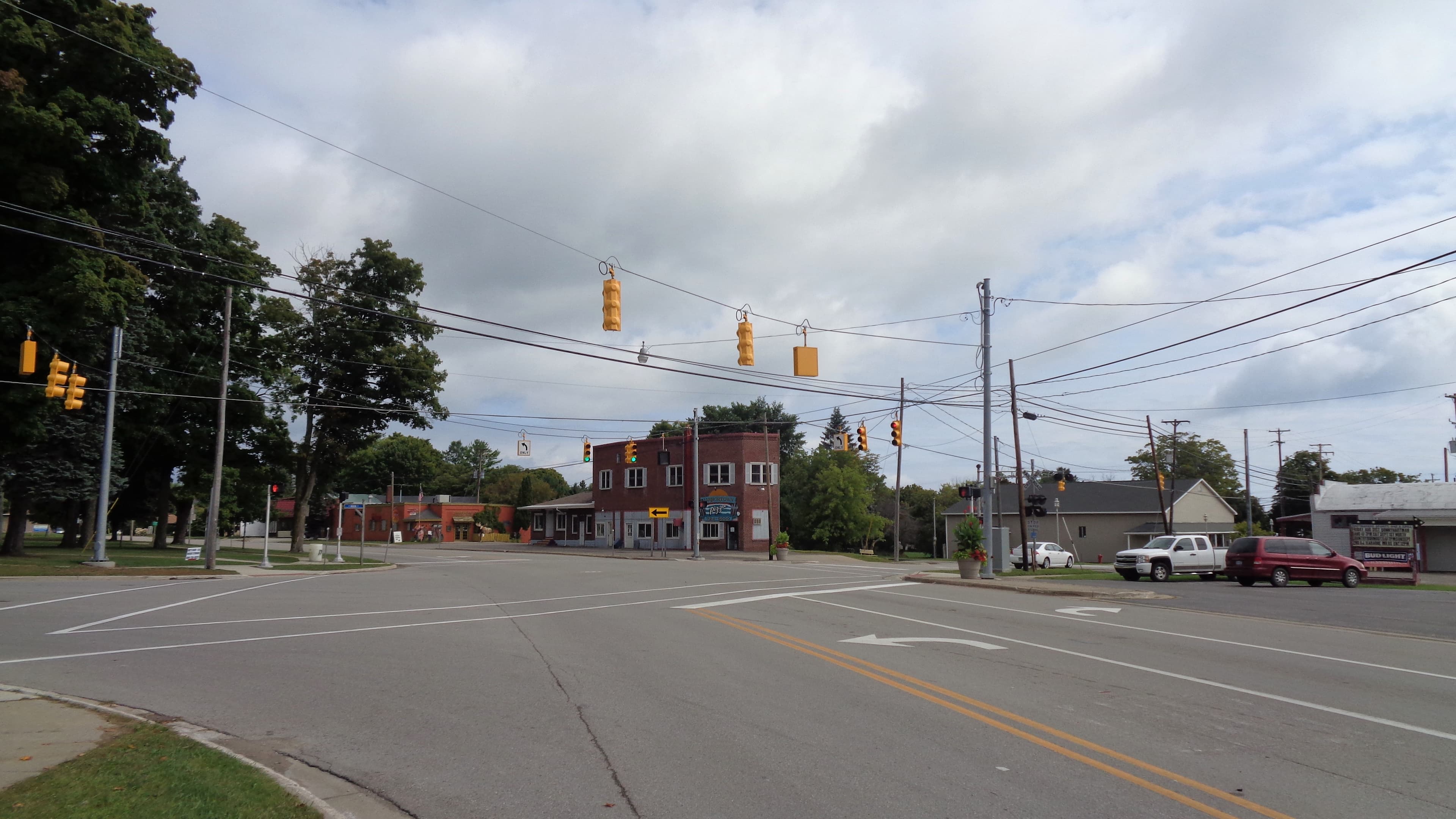 Public restroom facilities in Harrisville Township, Michigan