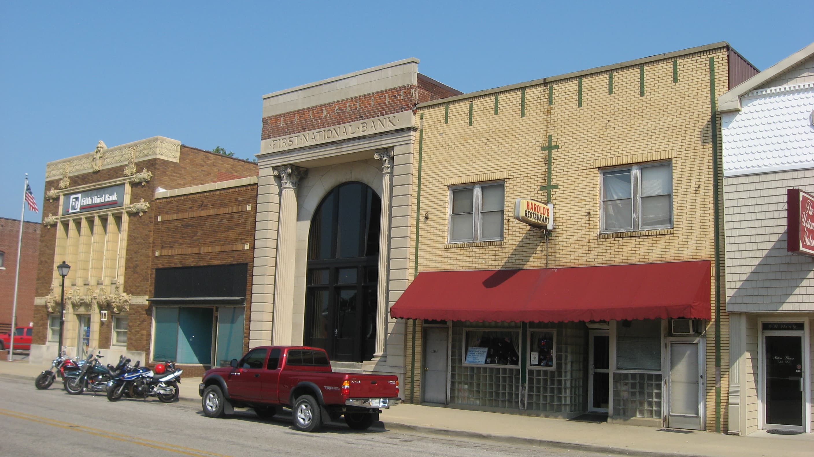 Public restroom facilities in Posey County, Indiana