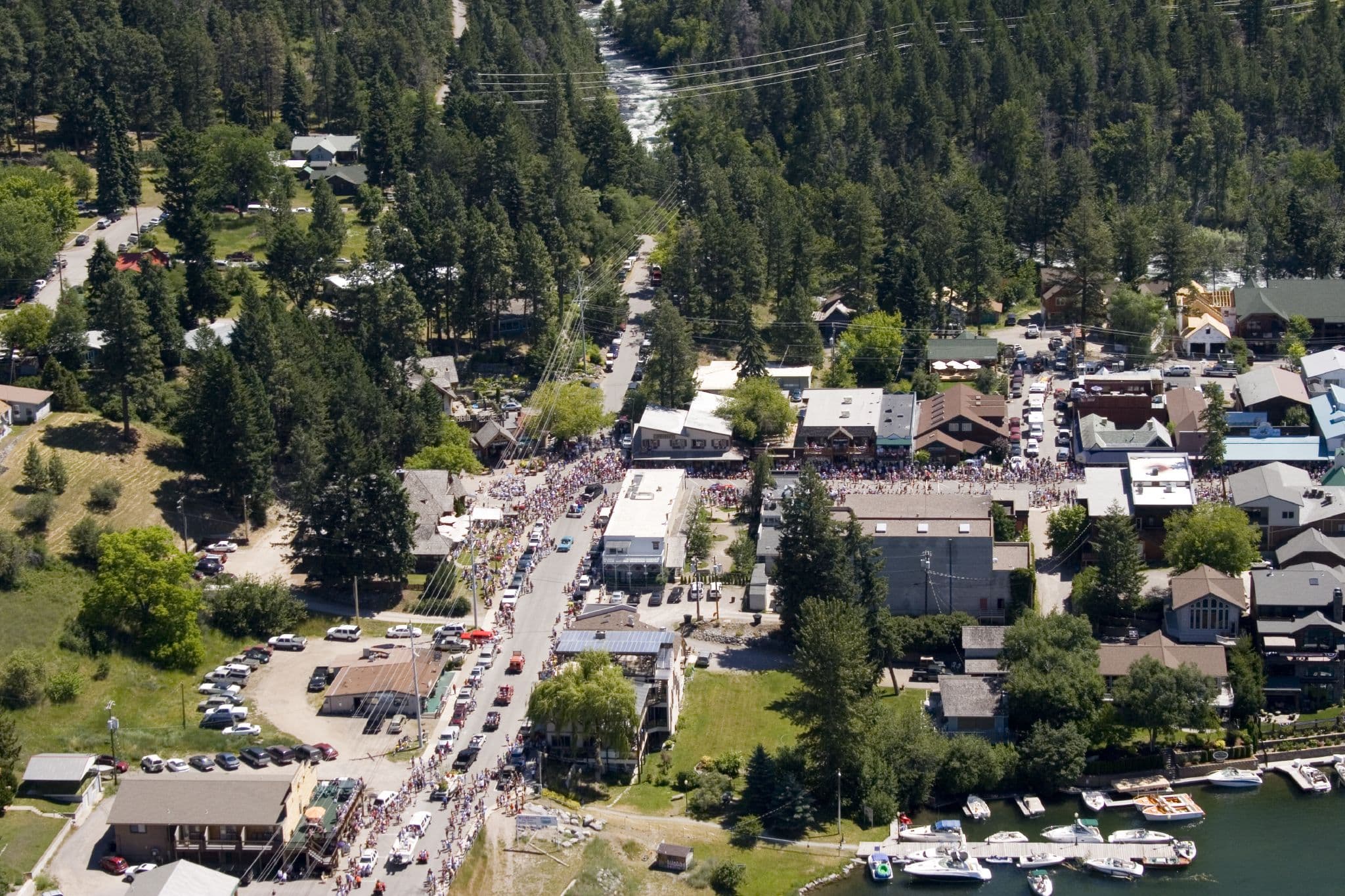 Public restroom facilities in Bigfork, Montana
