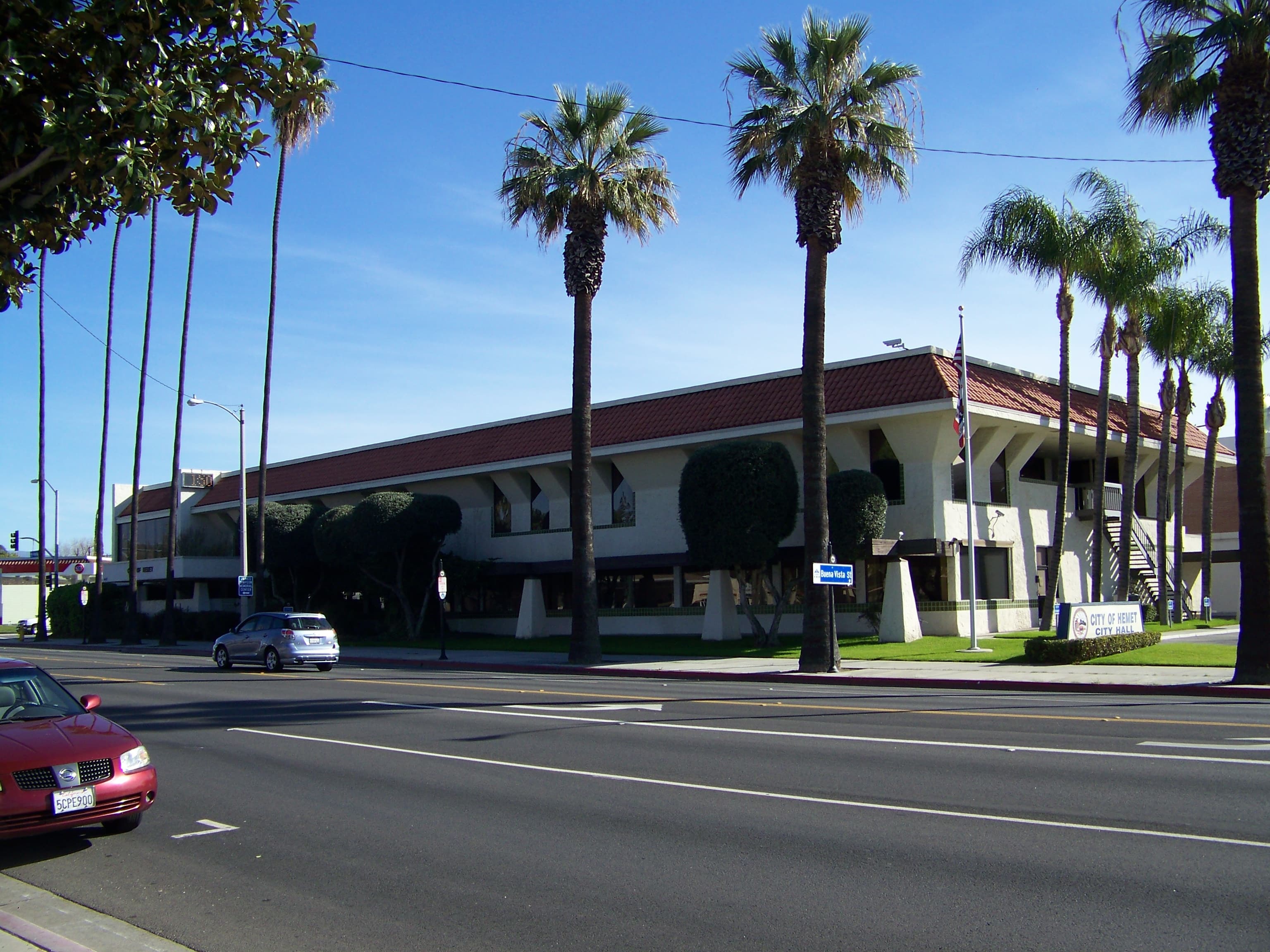 Public restroom facilities in Hemet, California