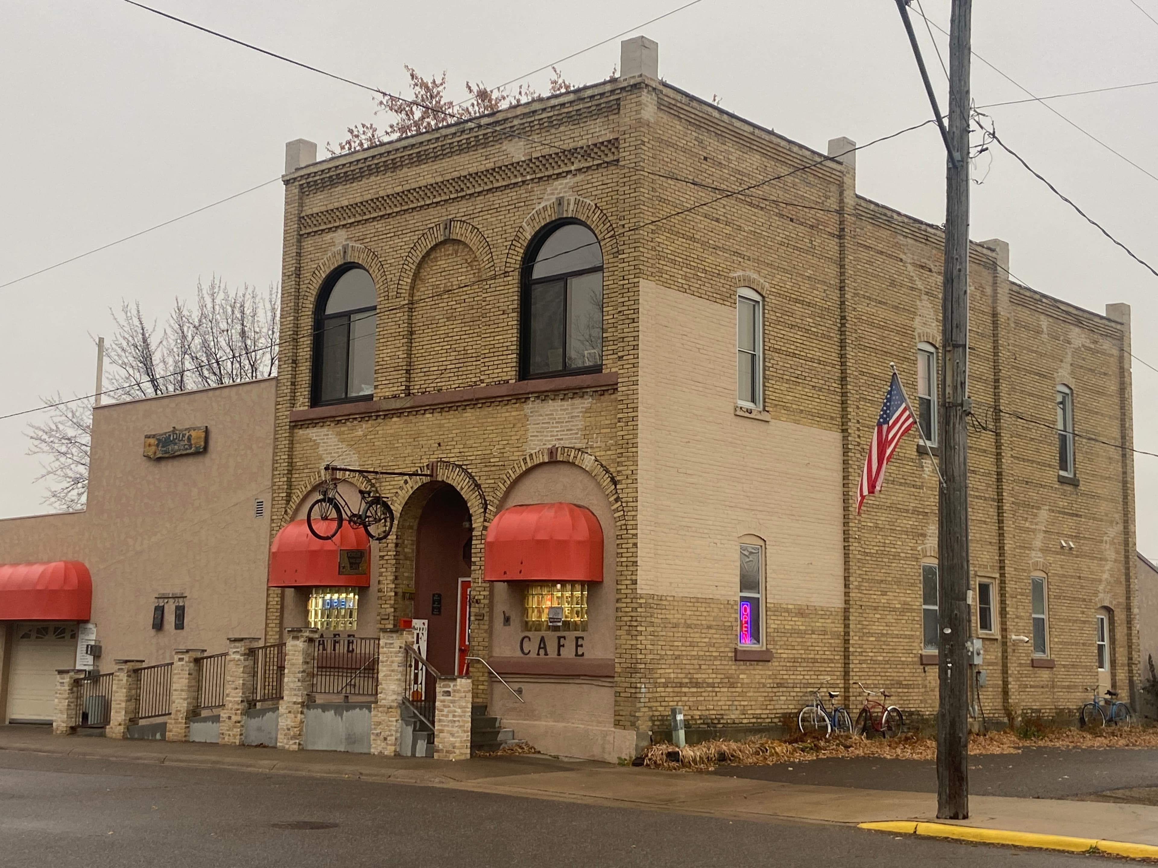 Public restroom facilities in Bowlus, Minnesota