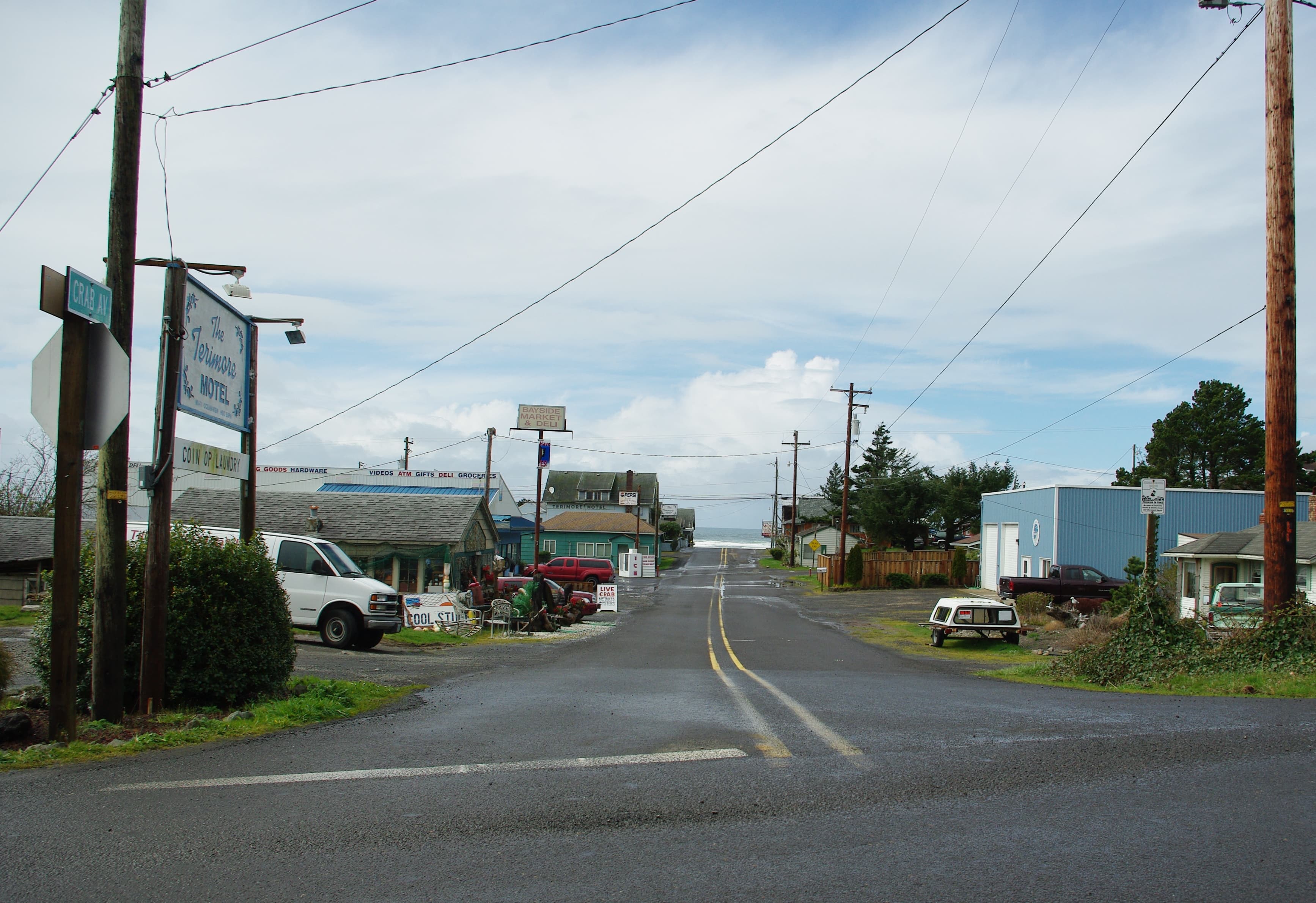 Public restroom facilities in Netarts, Oregon