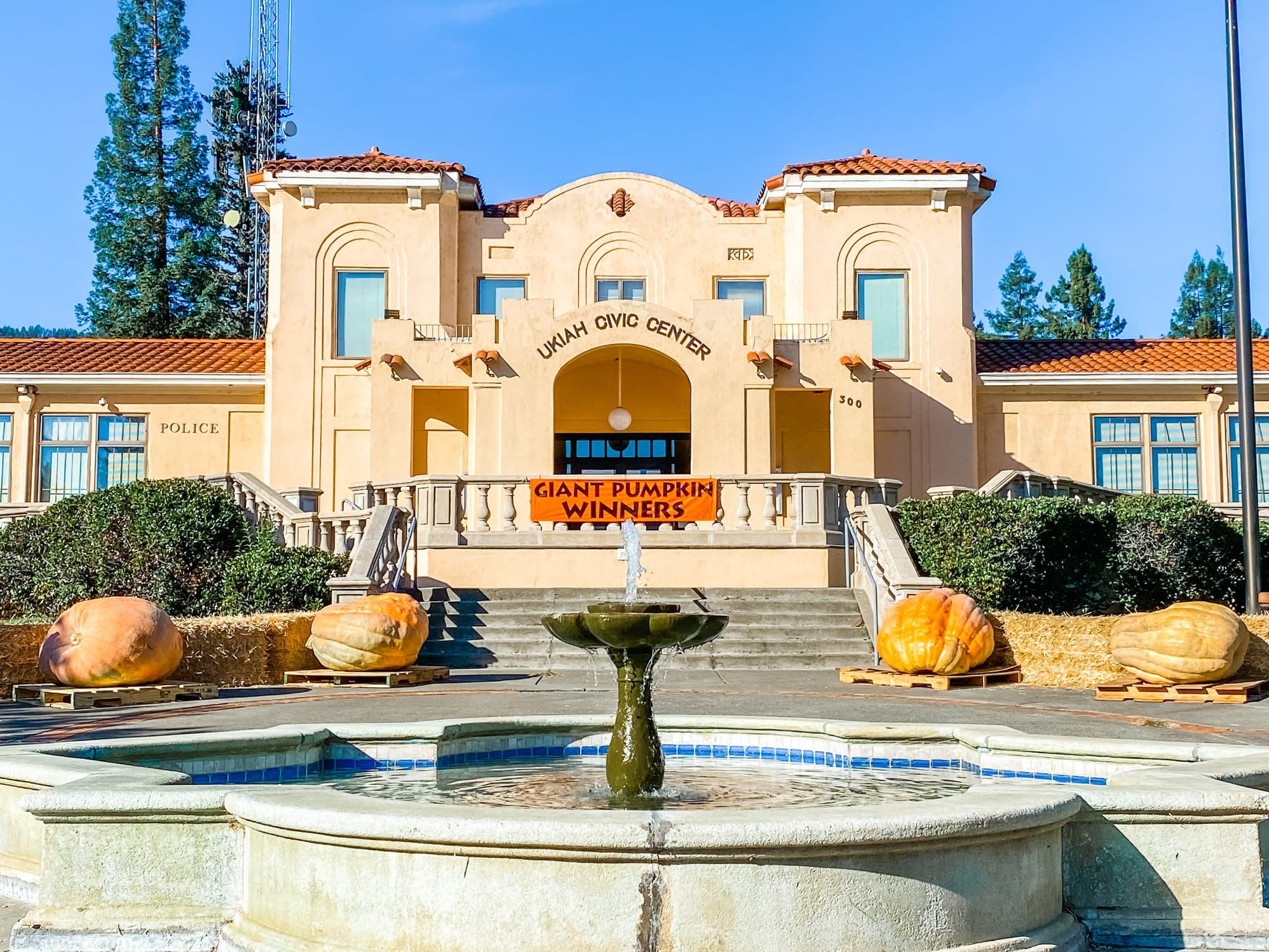 Public restroom facilities in Ukiah, California