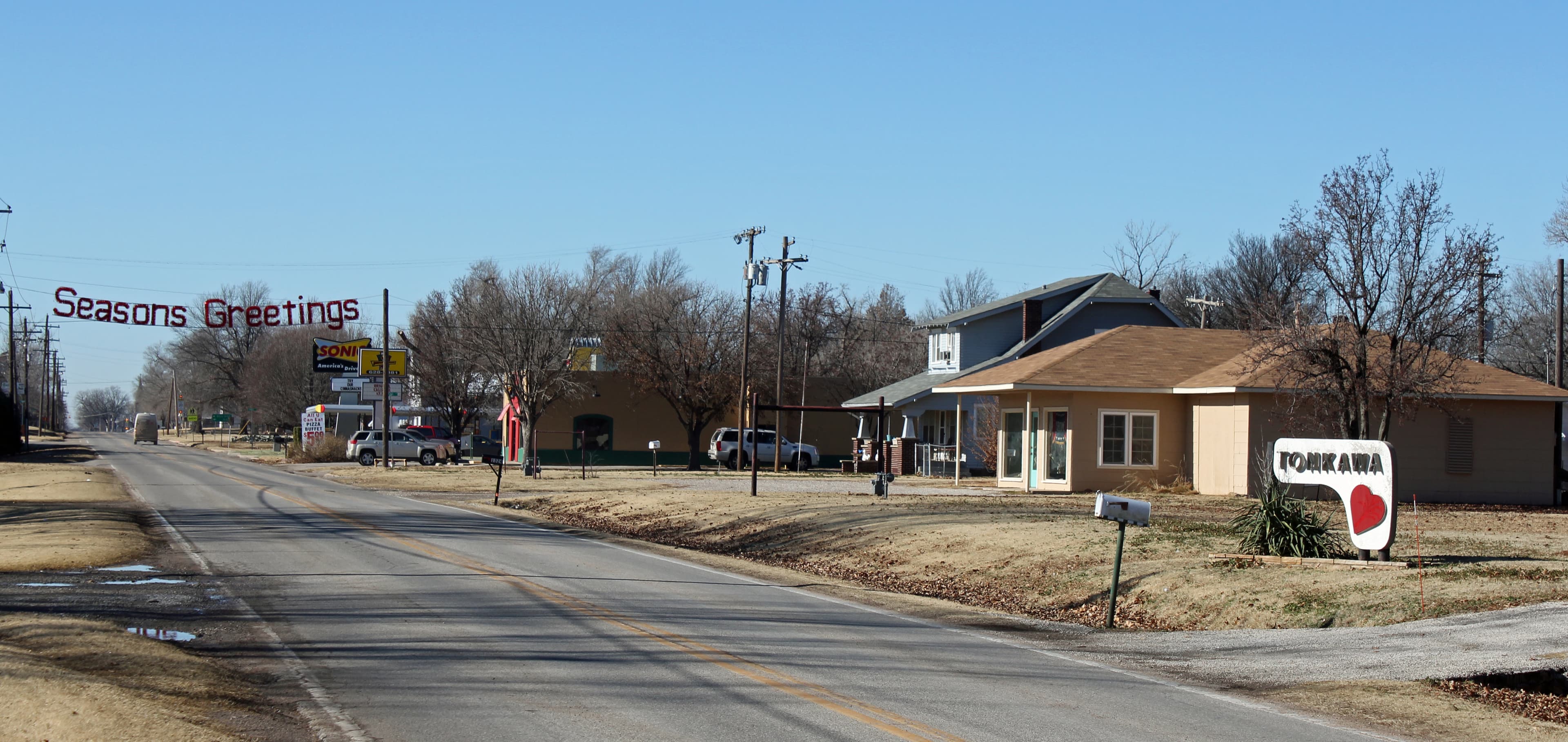Public restroom facilities in Tonkawa, Oklahoma