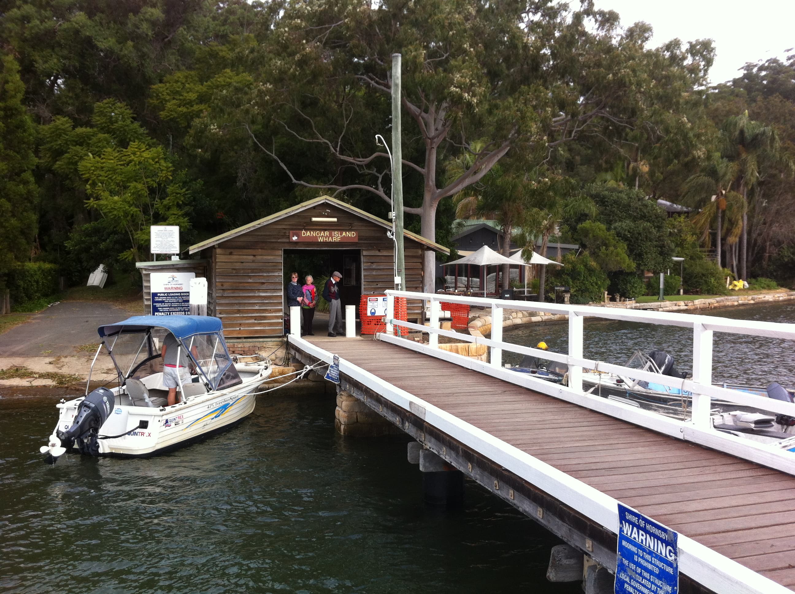 Public toilet facilities in Dangar Island, NSW