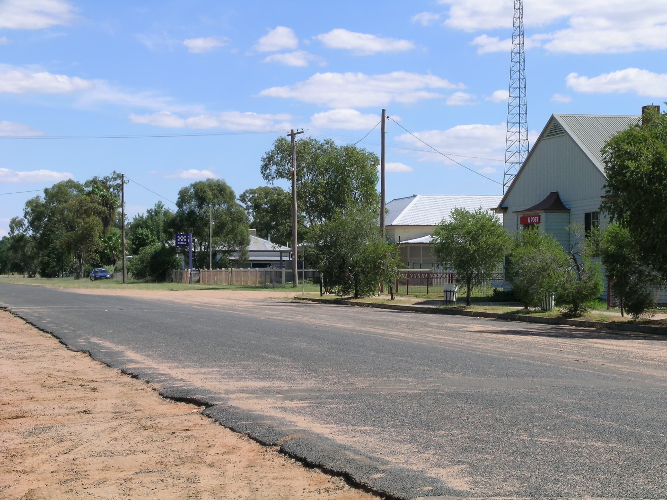 Public toilet facilities in Pilliga, NSW