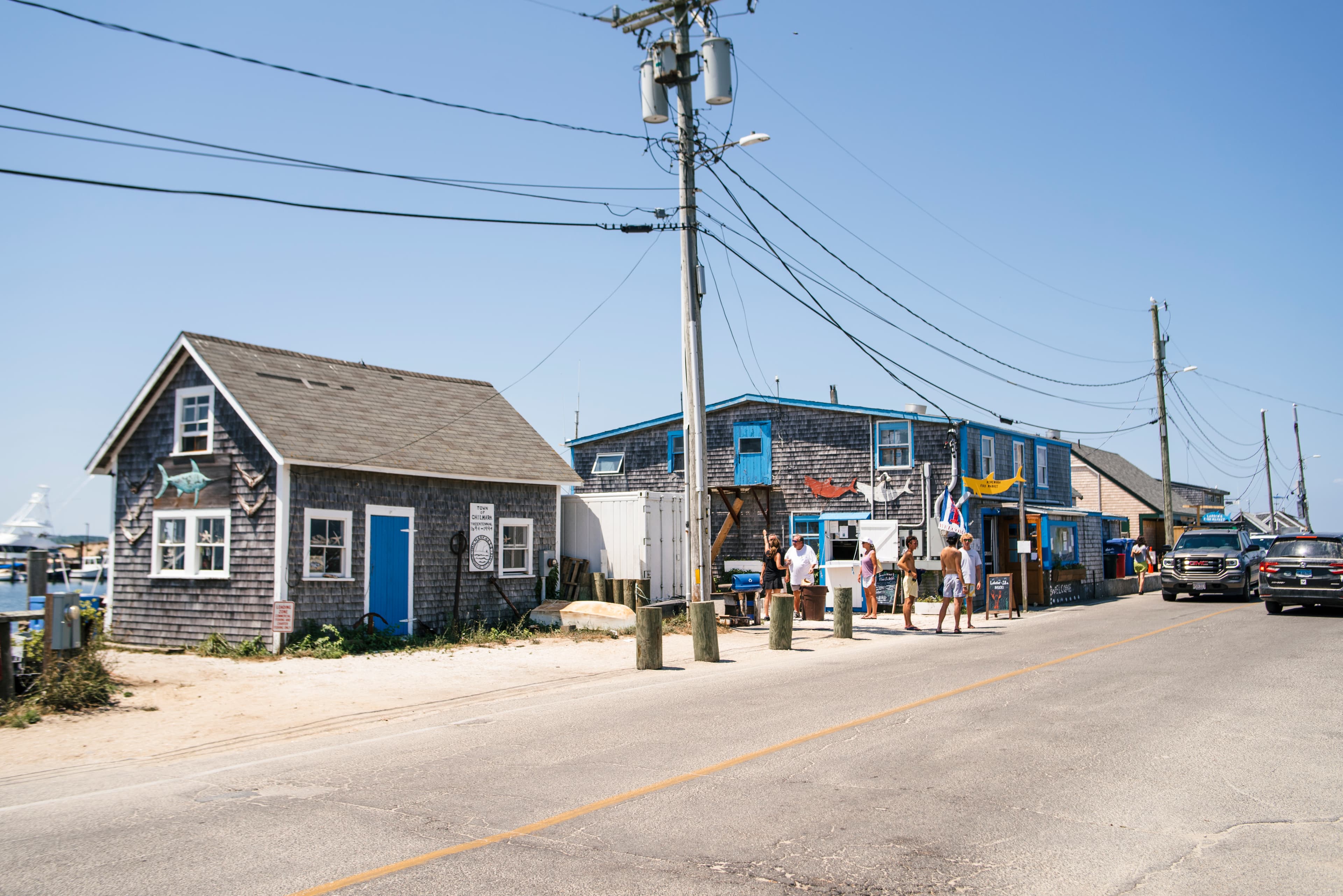 Public restroom facilities in Menemsha, Massachusetts