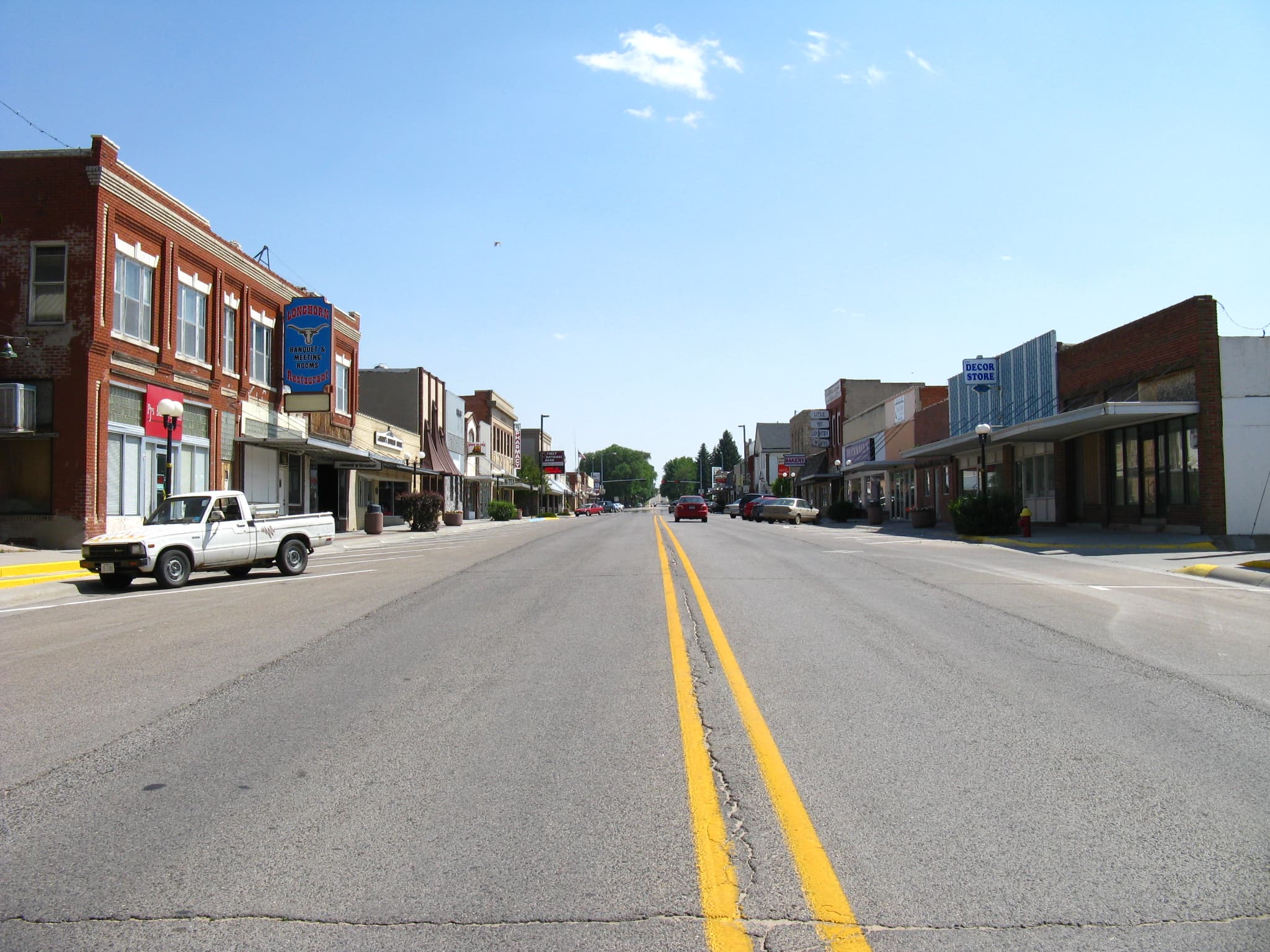 Public restroom facilities in Kimball, Nebraska