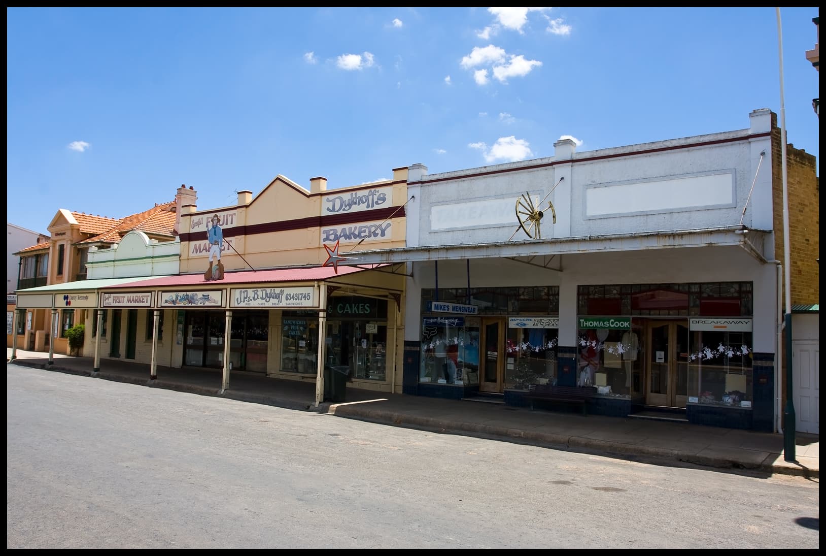 Public toilet facilities in Grenfell, NSW