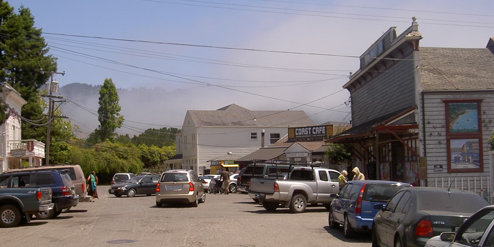 Public restroom facilities in Bolinas, California