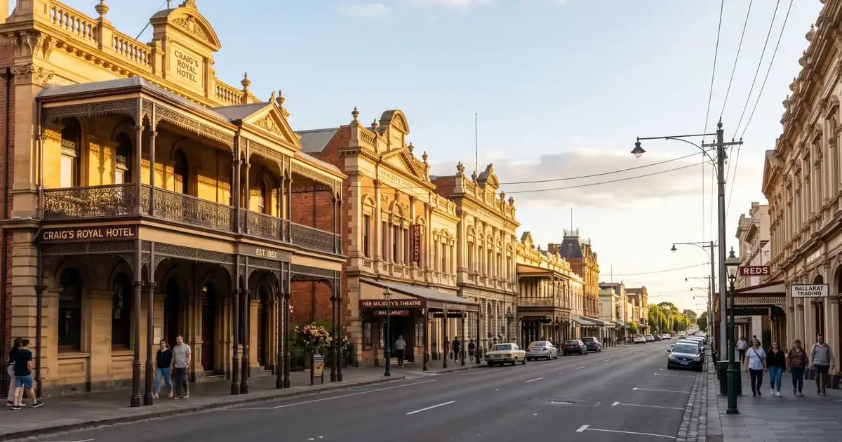 Lydiard Street heritage precinct, Ballarat Victoria