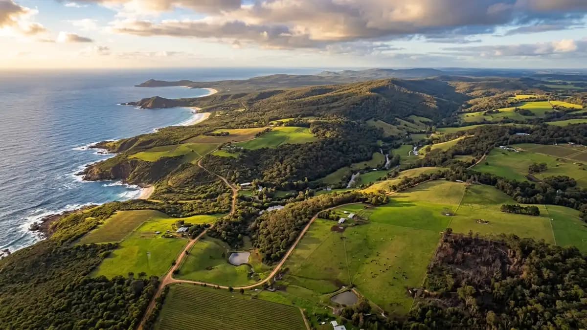 Scenic views of the region surrounding Cowaramup