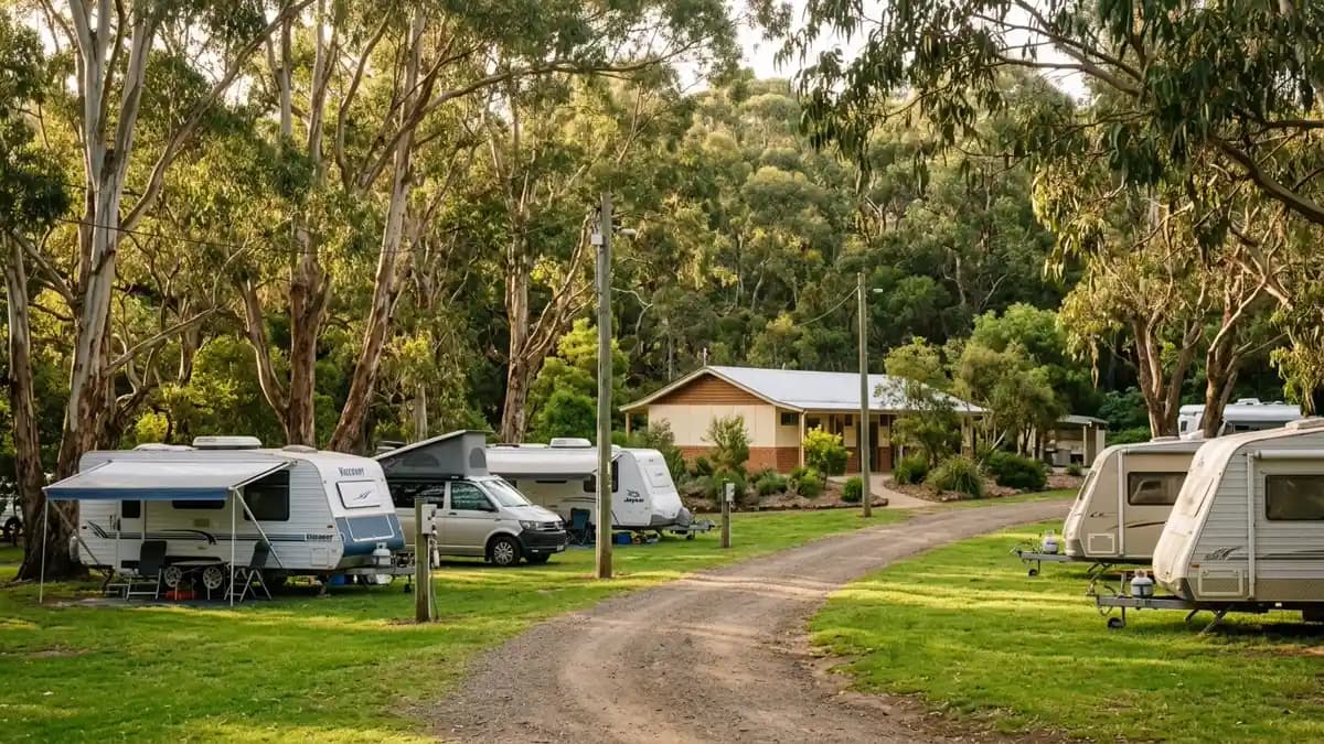Camping and caravan parks near Daylesford