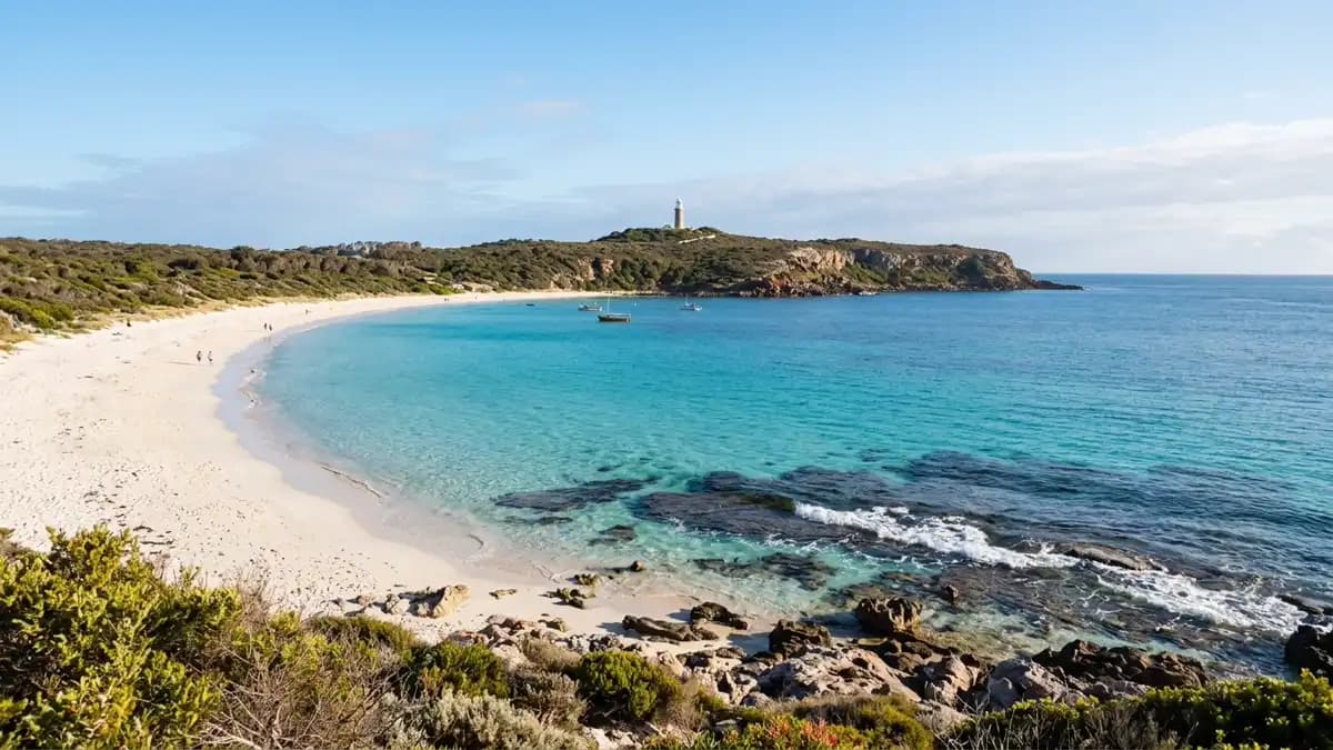 Geographe Bay beach and Cape Naturaliste Dunsborough Western Australia