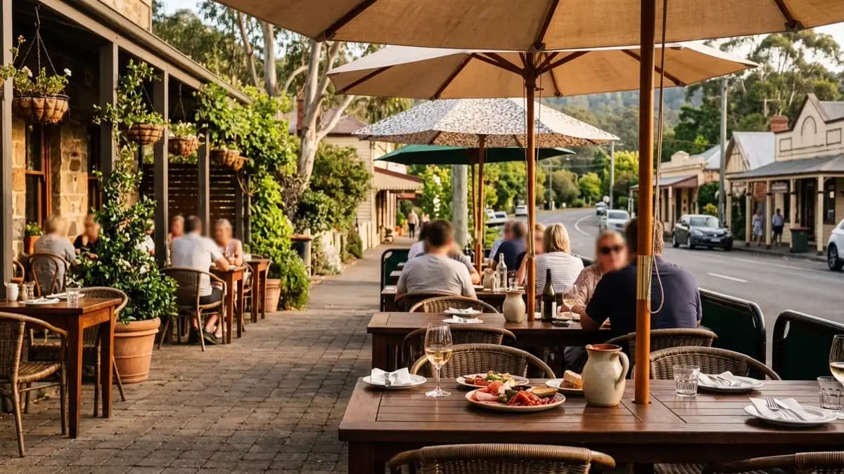 Restaurants and cafes in Hepburn Springs