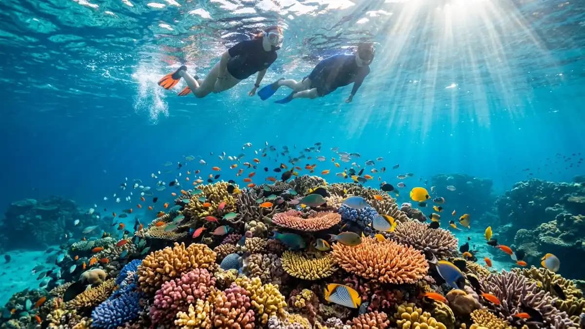 Great Barrier Reef snorkelling day trip from Port Douglas Queensland
