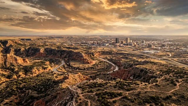 Amarillo aerial view