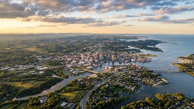 Baltimore aerial view