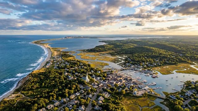 Barnstable aerial view