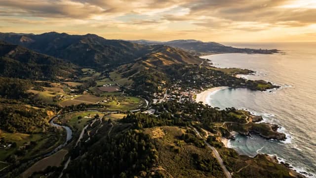 Carmel By The Sea aerial view