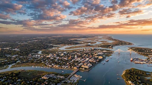 Charleston aerial view