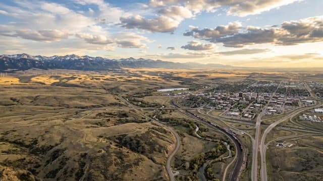 Cheyenne aerial view