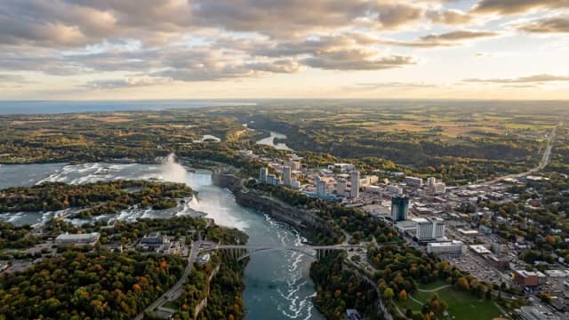 City Of Niagara Falls aerial view