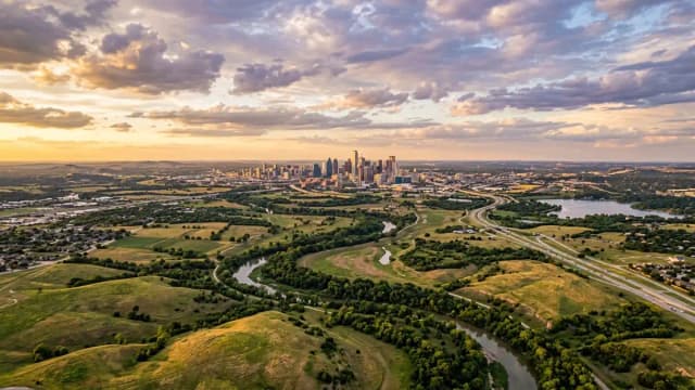 Dallas aerial view