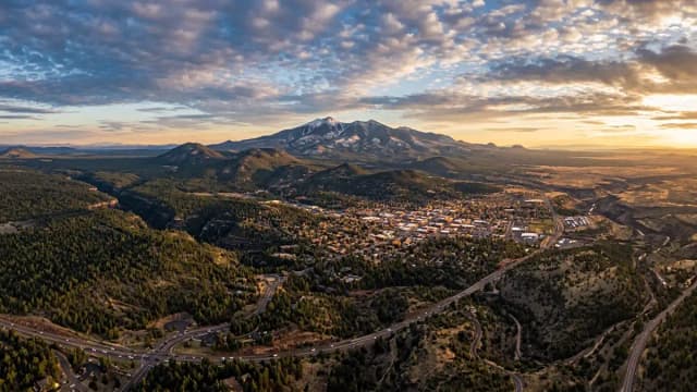 Flagstaff aerial view