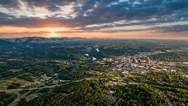 Greensboro aerial view