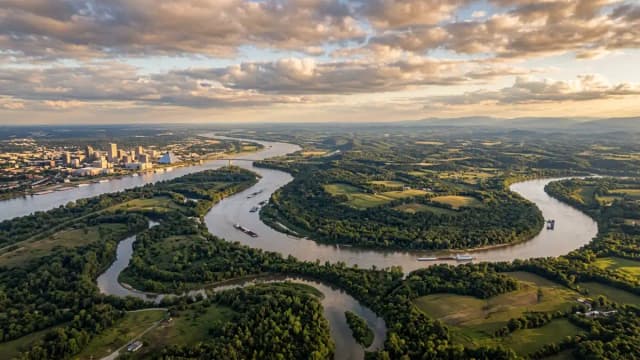 Memphis aerial view