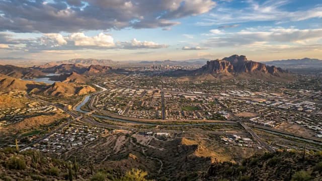 Mesa aerial view