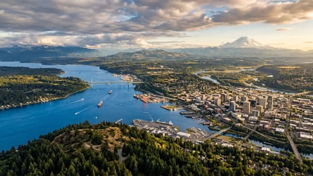 Tacoma aerial view