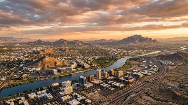 Tempe aerial view