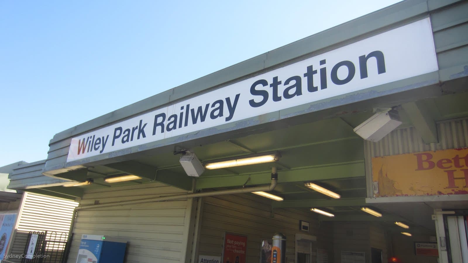 Public toilet facilities in Wiley Park, NSW
