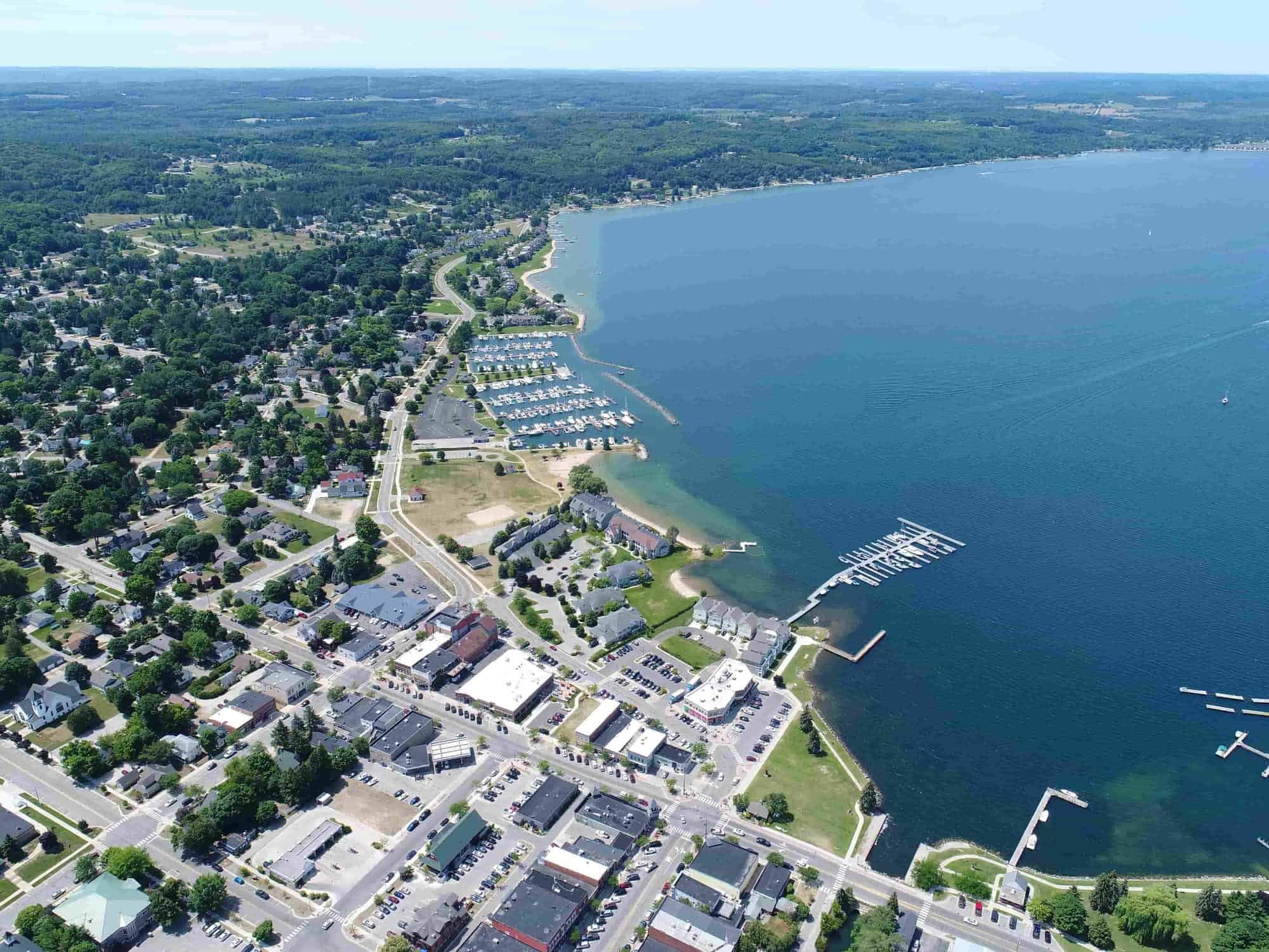 Public restroom facilities in Boyne Valley Township, Michigan