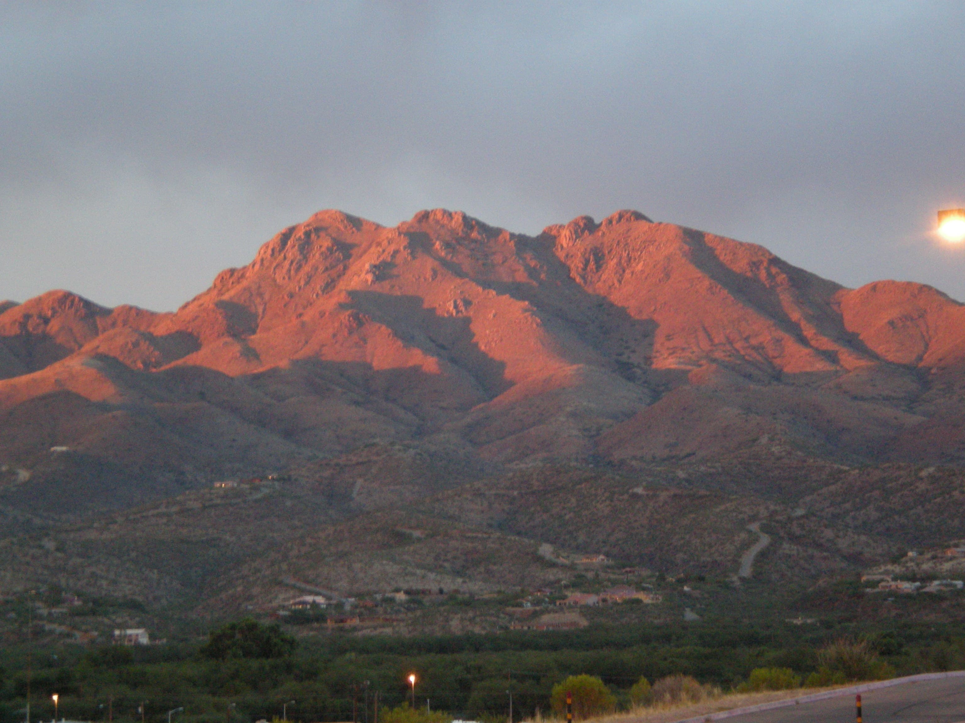 Public restroom facilities in Tumacacori, Arizona