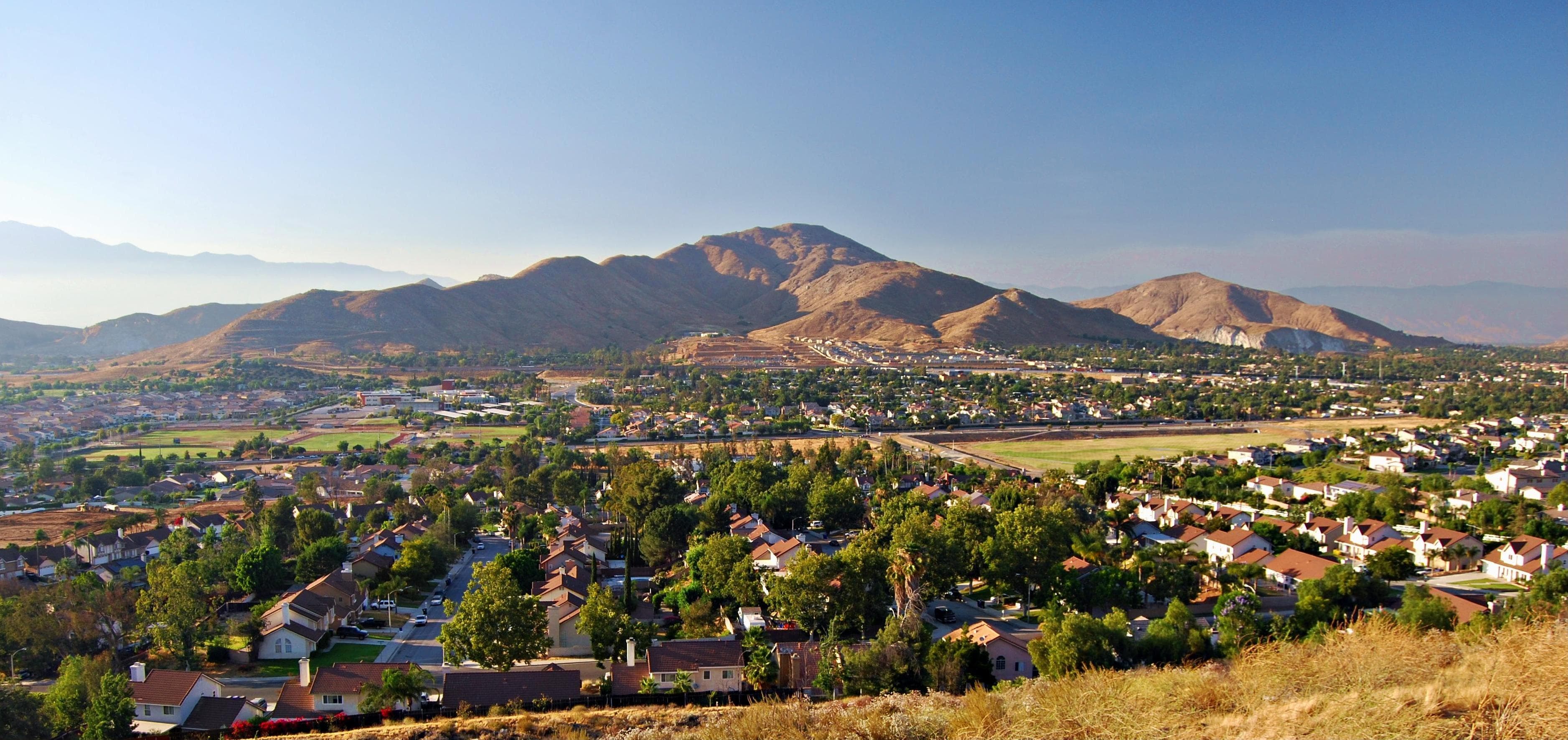 Public restroom facilities in Jurupa Valley, California