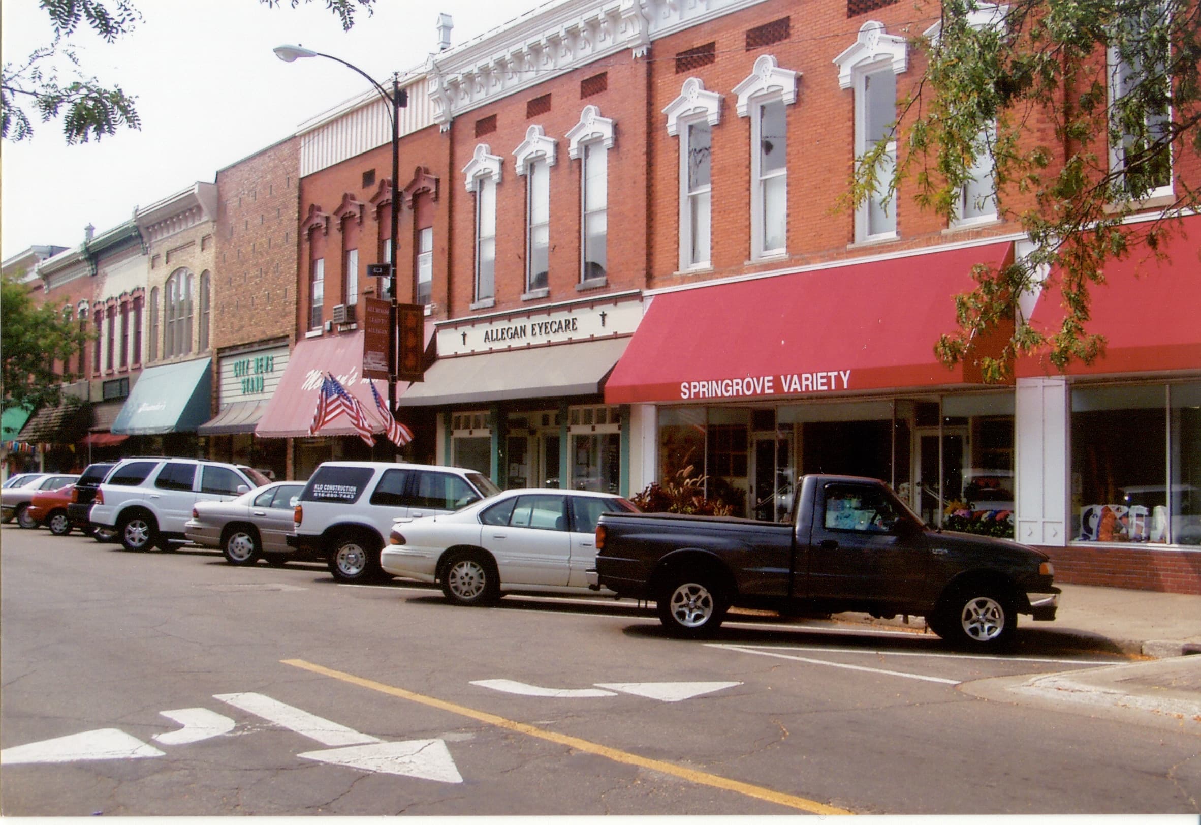 Public restroom facilities in Allegan Township, Michigan